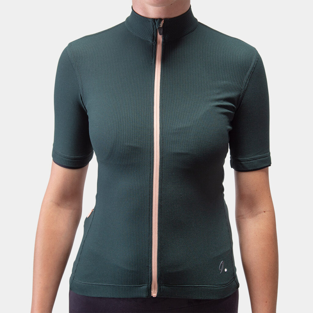 Dames fietsshirt Zwart